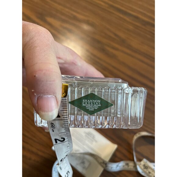 Shannon Fine Crystal Designs of Ireland Marie Clock NOS - Picture 5 of 5